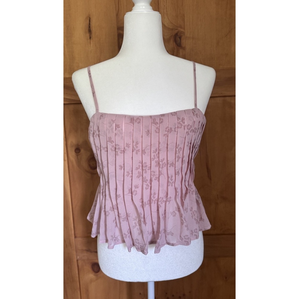 Saltwater Luxe Tank NWT lilac Pink Purple Sz. S Elastic Back Zip Flowy Boho